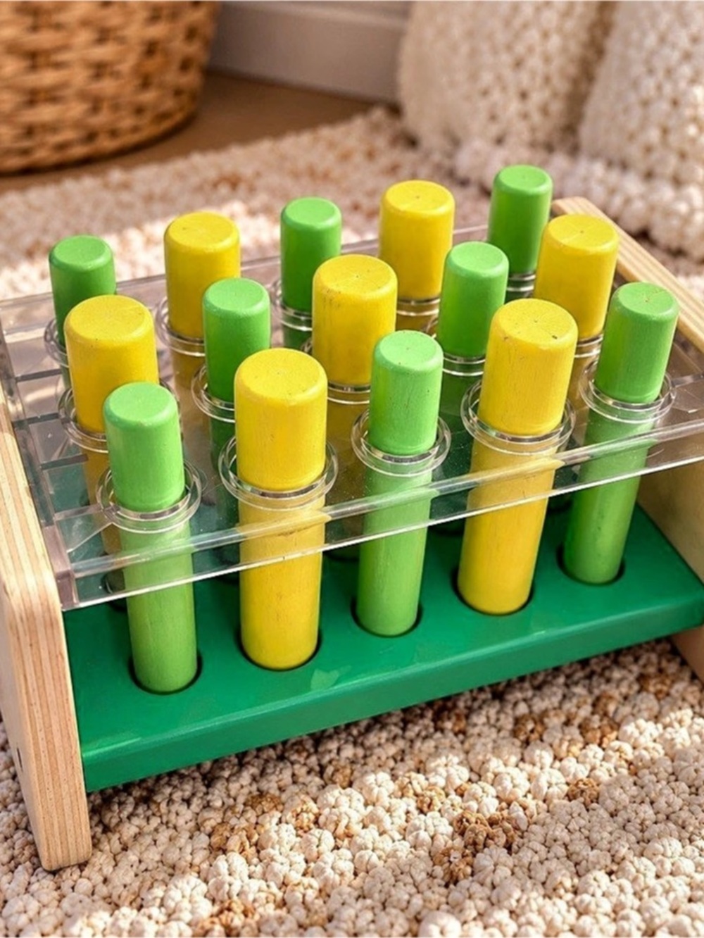Lovevery Wooden Posting Stand – Companion Play Kit 22–24 Months